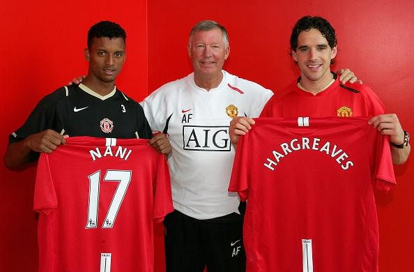 Nani and Owen Hargreves signed at United. This season also saw the departure of Gerard Pique to Barcelona